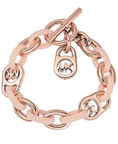 michael kors armband rose mit schloss|michael kors bracelet macy's.